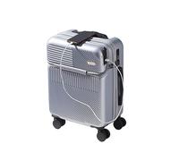 ASerZenith Maleta de Mano Equipaje Maletas de 22 Pulgadas con Puerto de Carga Cerradura de combinación Equipaje de Ruedas Universal Maletas de Mano Equipaje de Mano (Astilla 22 Pulgadas)