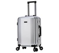 ASerZenith Maleta de Mano Equipaje Marco de Aluminio Doble Hebilla Contraseña Equipaje Carga Externa Maleta Inteligente Maletas de Mano Equipaje de Mano (C 22in)