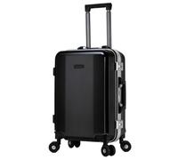 ASerZenith Maleta de Mano Equipaje Marco de Aluminio Doble Hebilla Contraseña Equipaje Carga Externa Maleta Inteligente Maletas de Mano Equipaje de Mano (B 26in)