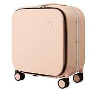 ASerZenith Maleta de Mano, Equipaje portátil para Viajes de Negocios, Maleta con Ruedas Ajustable (Rosa 20 Pulgadas)
