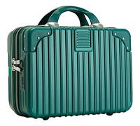 ASerZenith Maleta de Viaje, Maleta con Ruedas Liviana de 14 Pulgadas, partición Multifuncional, Caja de contraseña para Estudiantes Femeninas, Maleta con Ruedas de Viaje rígida, Duradera (B)