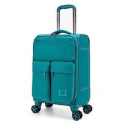 ASerZenith Maleta retráctil, Maleta de Mano de Tela Oxford Impermeable, Maleta giratoria de 360°, Maleta de Gran Capacidad (Verde 24 Pulgadas)