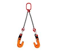 ASerZenith Pinza De Elevación De Placa Horizontal De 1,6 T con Apertura De Mordaza De 0-25 Mm, Cadena De Acero Al Manganeso, 1 M De Longitud, Ideal para Aplicaciones De El(Cadena De 1,6 T-1M)