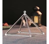 ASerZenith Pirámide cantora de Cristal de Cuarzo Transparente, Instrumento Musical de meditación y sanación con Cuenco Cantor de Cristal para oración y Terapia de Sonido.(5 Pulgadas)