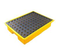 ASerZenith Plataforma De Contención De Derrames, Plataforma Modular De Polietileno para Derrames, Bandeja A Prueba De Fugas para Almacenes, Fábricas, Garajes, Usos Industr(19,49 X 14,17 X 4,13)