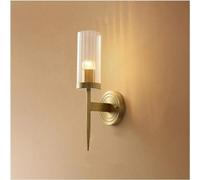 ASerZenith Simple Light - Lámpara de pared de cobre de lujo de 2 luces, lámpara de pared para interiores, lámparas de iluminación para montaje en pared, lámparas compatibles con apliques de pared de