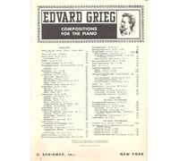 Ase's Death, from the "Peer Gynt Suite, No. 1, Op. 46 (Piano Solo)