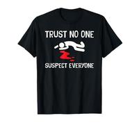 Asesinato Misterio Cena Fiesta Cena Misteriosa Camiseta