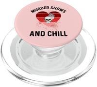 Asesinato Muestra documentales de Asesinos en Serie Mujeres Verdadero Crimen PopSockets PopGrip para MagSafe