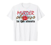 Asesinato Muestra en Las Hojas Verdadero Asesino en Serie Crimen Asesinato Camiseta