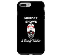 Asesinato Shows Y Ropa Cómoda Mamá Cráneo Verdadero Crimen Misterio Carcasa para iPhone 7 Plus/8 Plus
