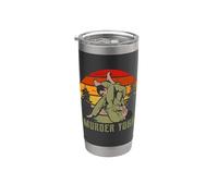 Asesinato Yoga BJJ MMA Jujitsu Jiu Jitsu Vaso térmico de acero inoxidable de doble pared