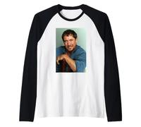 Asesinatos del Actor de John Nettles Jim Beregerac Midsomer Camiseta Manga Raglan