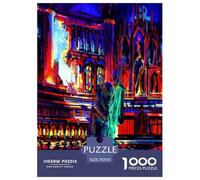 Asesino con un Cuchillo Puzzle 1000 Piezas, Moderno DIY,Entretenimiento Creativo Clásicos para Adultos Y Niños A Partir De 12 Años Un Rompecabezas Desafiante - Decoración del Hogar 70x50cm/1000pcs