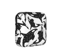 Asesino de Ballenas y orcas,Bolsas para Guardar compresas sanitarias, Bolsas para la menstruación para Mujeres y Adolescentes.