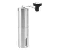 Asesino de café manual, acero inoxidable portátil y compacto, molino de café de mano de para la oficina en casa al aire libre con grosería, fácil de usar, disfrutar de