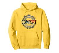 Asesino de la Zona de Confort: Motivacional audaz Sudadera con Capucha, Unisex para Adultos, Limón, L