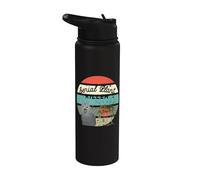 Asesino de plantas en serie humor de gato planta marchita Stainless Steel Insulated Water Bottle
