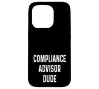 Asesor de cumplimiento Leyes de regulación regulatoria de finanzas Carcasa para iPhone 15 Pro