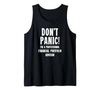 Asesor de Portafolio Financiero Camiseta sin Mangas