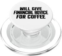 Asesor financiero, Divertido Asesoramiento financiero para café PopSockets PopGrip para MagSafe