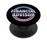 Asesor Financiero Estilo Retro PopSockets PopGrip Adhesivo