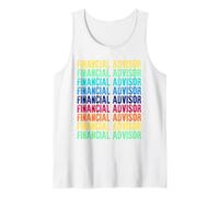 Asesor Financiero Estilo Vintage Camiseta sin Mangas