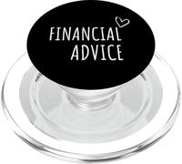 Asesoramiento Financiero Amante Hombres Mujeres Dinero Riqueza Presupuesto Invertir PopSockets PopGrip para MagSafe