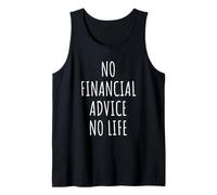 Asesoramiento Financiero Amante Hombres Mujeres Niños Camiseta sin Mangas