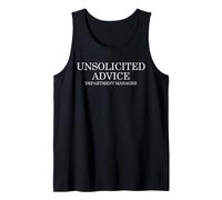 Asesoramiento no solicitado Gerente del Departamento Funny Dad Joke Camiseta sin Mangas