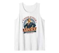 Asesoramiento no solicitado Gerente del Departamento Funny Dad Joke Camiseta sin Mangas