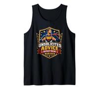 Asesoramiento no solicitado Gerente del Departamento Funny Dad Joke Camiseta sin Mangas