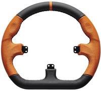 Asetek SimSports GT Rim - Closed D, Cuero Naranja