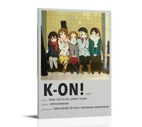 ASEUIYQWEH K-ON! - Póster de anime para pared, diseño vintage, 20 x 30 cm, estilo marco