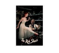 ASEUIYQWEH Póster de la película The Red Shoes para pared, hermoso diseño de portada, diseño vintage, 60 x 90 cm, estilo sin marco