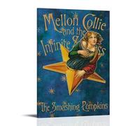 ASEUIYQWEH Póster de MellonCollie y la tristeza infinita de The Smashing Pumpkins Album para pared, hermoso diseño de póster de portada, decoración vintage, 50 x 75 cm, estilo marco