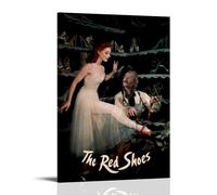 ASEUIYQWEH Póster de película The Red Shoes para pared, diseño vintage, 20 x 30 cm, estilo marco