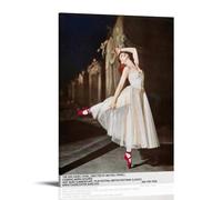 ASEUIYQWEH Póster de película The Red Shoes para pared, diseño vintage, 20 x 30 cm, estilo marco