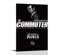 ASEUIYQWEH Póster de The Commuter para pared, diseño vintage, 20 x 30 cm, estilo marco