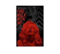 ASEUIYQWEH Póster de Twin Peaks Fire Walk with Me para pared, hermoso diseño de póster de cubierta, decoración vintage, 40 x 60 cm, estilo sin marco