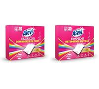 Asevi Bands Detergente en Tiras para Lavadora Color Protect - Detergente Concentrado Hipoalergénico para Ropa Blanca y de Color - Protege los Colores y Deja la Ropa Limpia y Perfumada - 30 Lavados