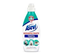 Asevi Desinfectante Textil - Limpia y Desinfecta Sin Lejía - Elimina Gérmenes, Bacterias y Ácaros - Actúa contra los Malos Olores - Aroma Fresco y Limpio - Envase de 720 ml