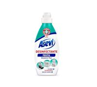 Asevi Desinfectante Textil - Limpiador Textil - Limpia y Desinfecta - Elimina Gérmenes, Bacterias y Ácaros - Elimina Malos Olores -Sin Lejía - Aroma Fresco y Limpio - Envase de 720 ml