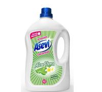 Asevi Detergente Líquido para Lavadora Aloe Vera - Detergente para Ropa Blanca y de Color con Fórmula Concentrada - Frescura Natural para una Ropa Limpia y Perfumada - 44 Lavados