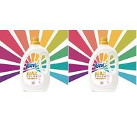 Asevi Detergente Líquido para Lavadora Max Color - Detergente Hipoalergénico Concentrado para Ropa de Color - Protege y Revitaliza los Colores - Frescura Duradera - 50 Lavados (Paquete de 2)