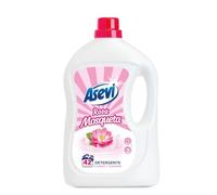 Asevi Detergente Líquido para Lavadora Rosa Mosqueta - Detergente para Ropa Blanca y de Color con Fórmula Concentrada - Jabón de Rosa Mosqueta para una Ropa Limpia y Suave - 44 Lavados