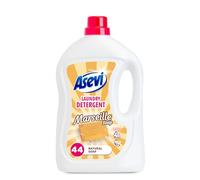 Asevi Detergente para ropa, detergente líquido para lavar ropa, 2280 ml, 44 lavados, jabón de Marsella
