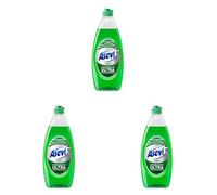 Asevi Lavavajillas Líquido a Mano Ultra Green - Detergente Lavaplatos Manual Superconcentrado - Poder Desengrasante Avanzado - Fácil Aclarado - Suave con las Manos - Perfume Cítrico - 650 ml