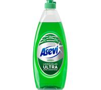 Asevi Lavavajillas Líquido Ultra Green Lavaplatos Ultraconcentrado 650 ml | Lavado manual de todo tipo de vajilla, cubertería y cristalería, con gran acción desengrasante y suave para la piel