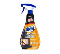 Asevi Limpiador Cristales Chimeneas - Alto Poder Desengrasante - Elimina Hollín, Grasa y Suciedad Difícil - Fácil Aplicación - Con Spray - Envase de 650 ml